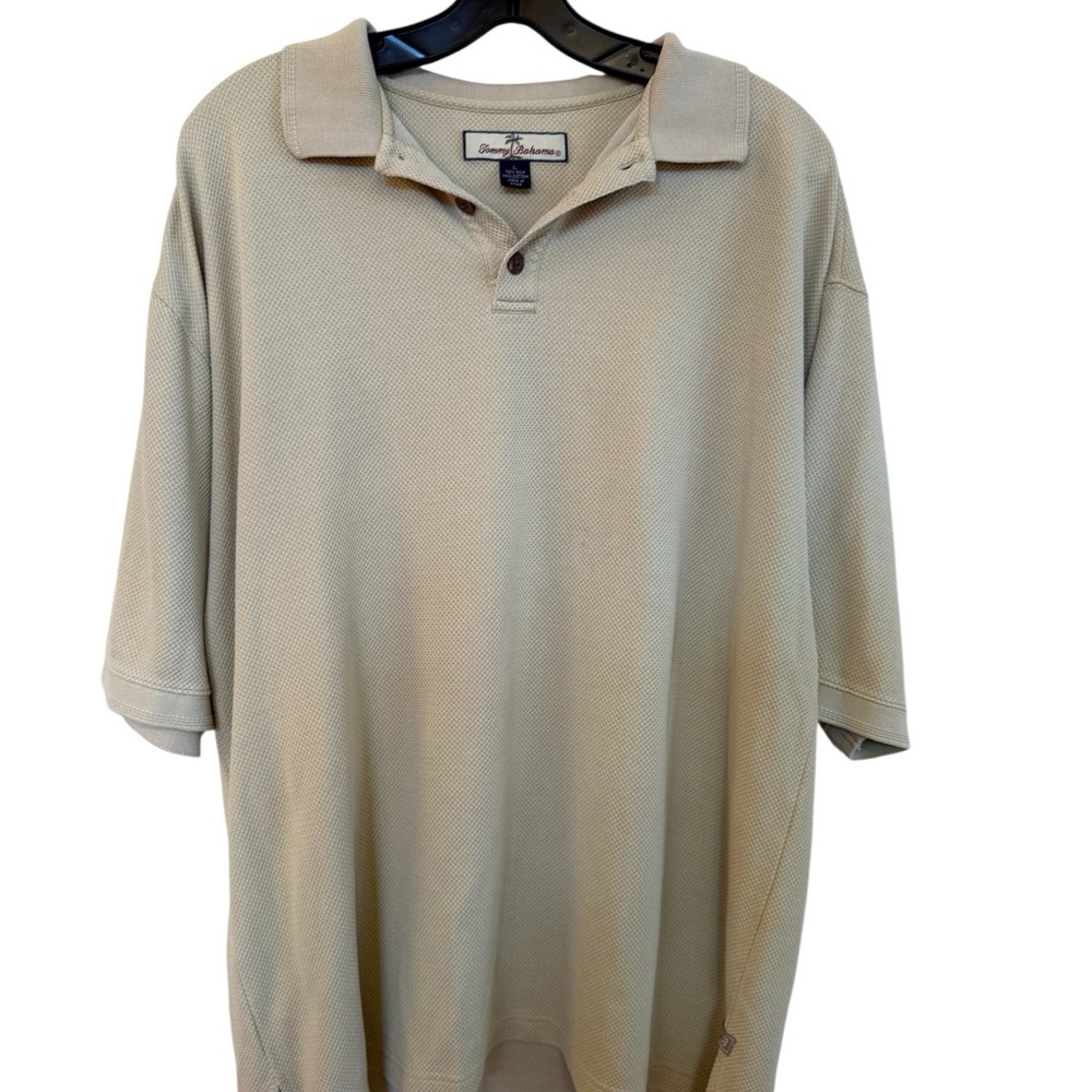 Tommy Bahama Men's Light Tan Polo Shirt